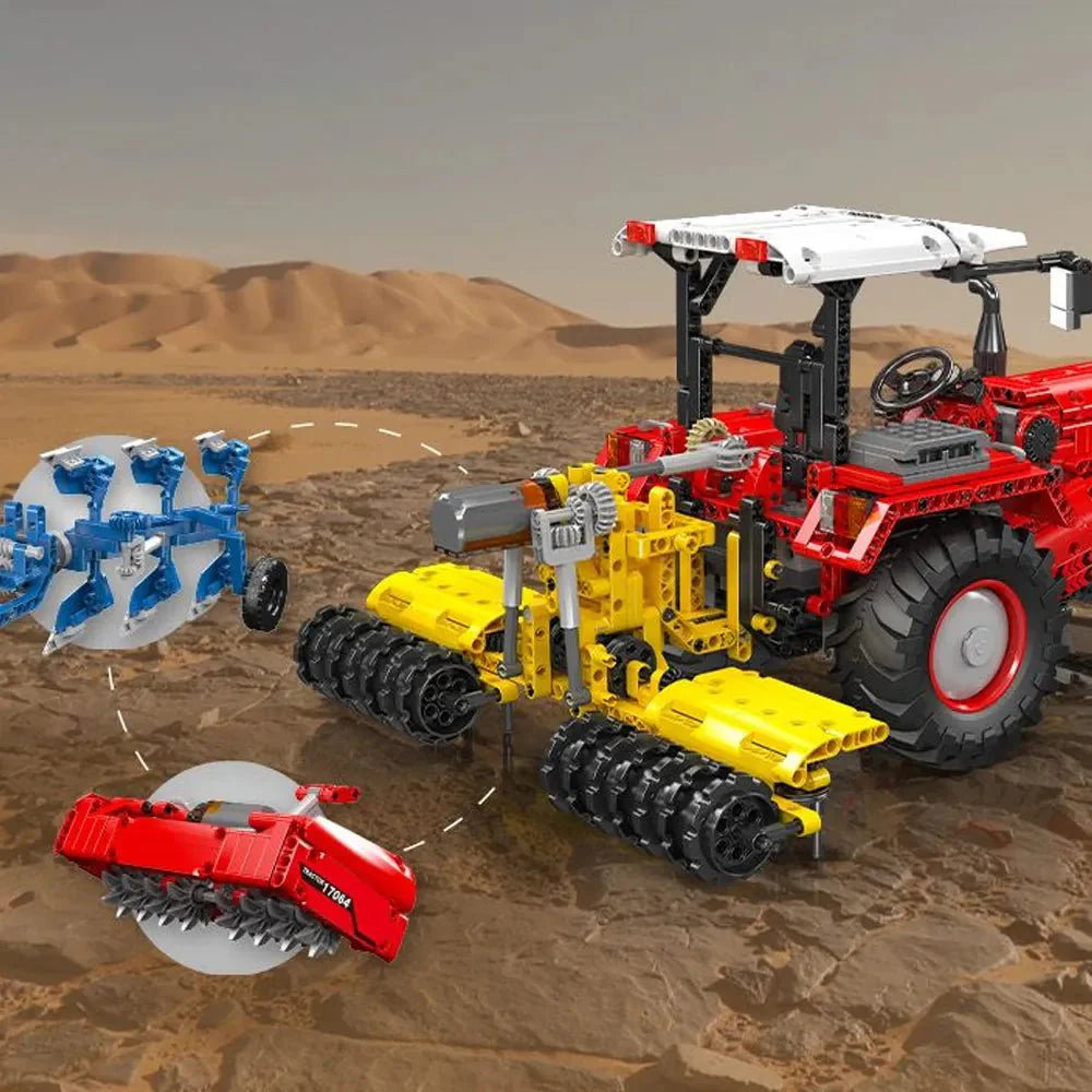 LEGO MOC Modern Farm Tractor | 1857pcs - Brick Car Merchant