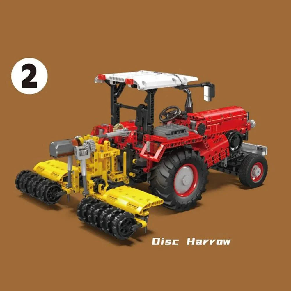 LEGO MOC Modern Farm Tractor | 1857pcs - Brick Car Merchant