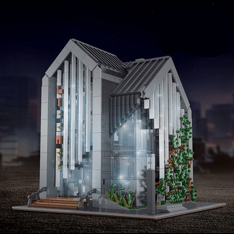Brick MOC Modern Library | 2789pcs - Brick Car Merchant
