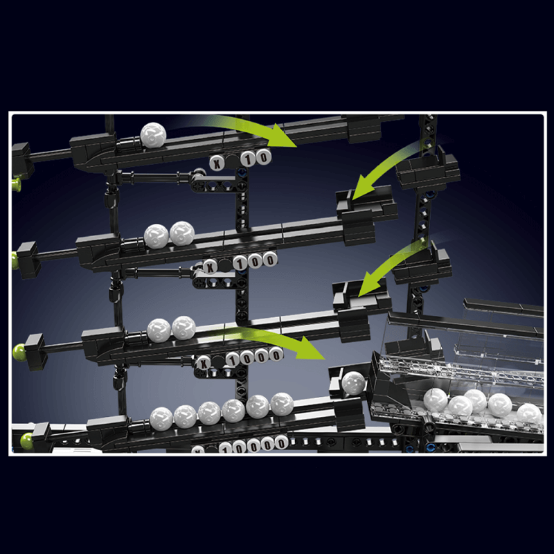 Brick MOC Motorised GBC Marble Run | 2065pcs - Brick Car Merchant