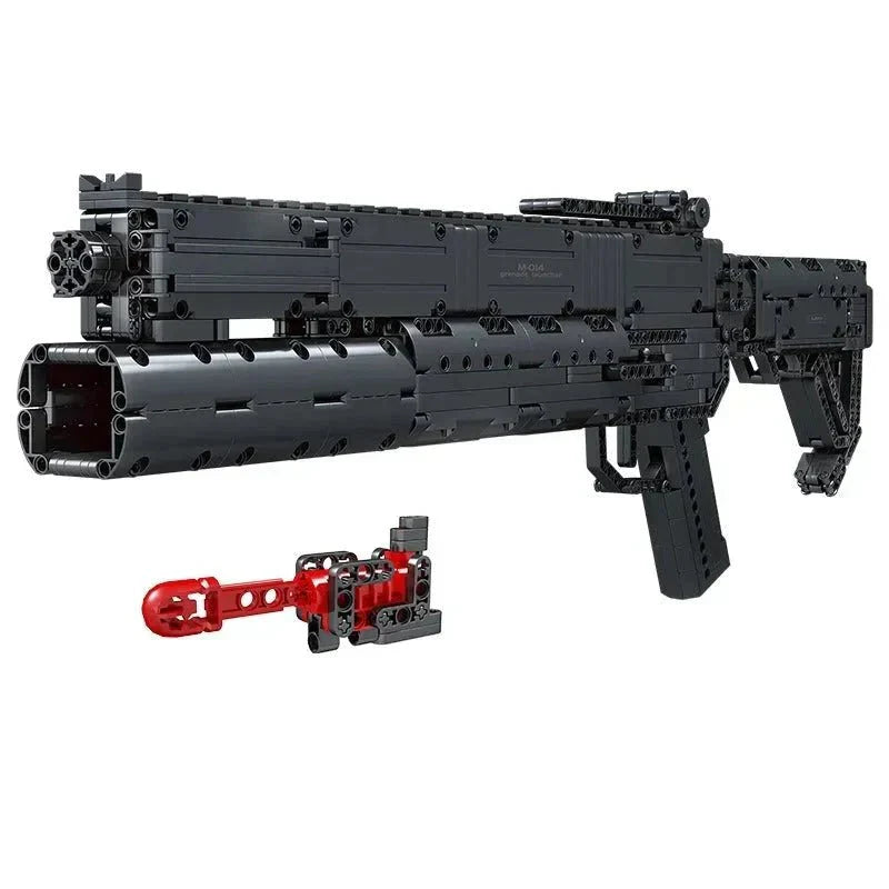 Brick MOC Motorized Grenade Launcher | 1333pcs - Brick Car Merchant