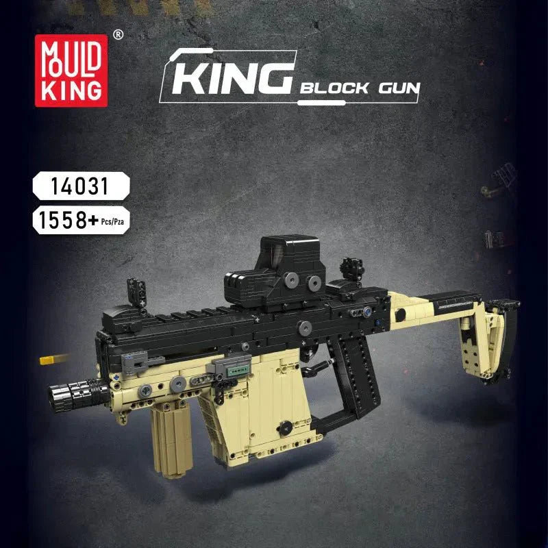 Brick MOC Motorized KRISS Vector SMG - Brick Car Merchant