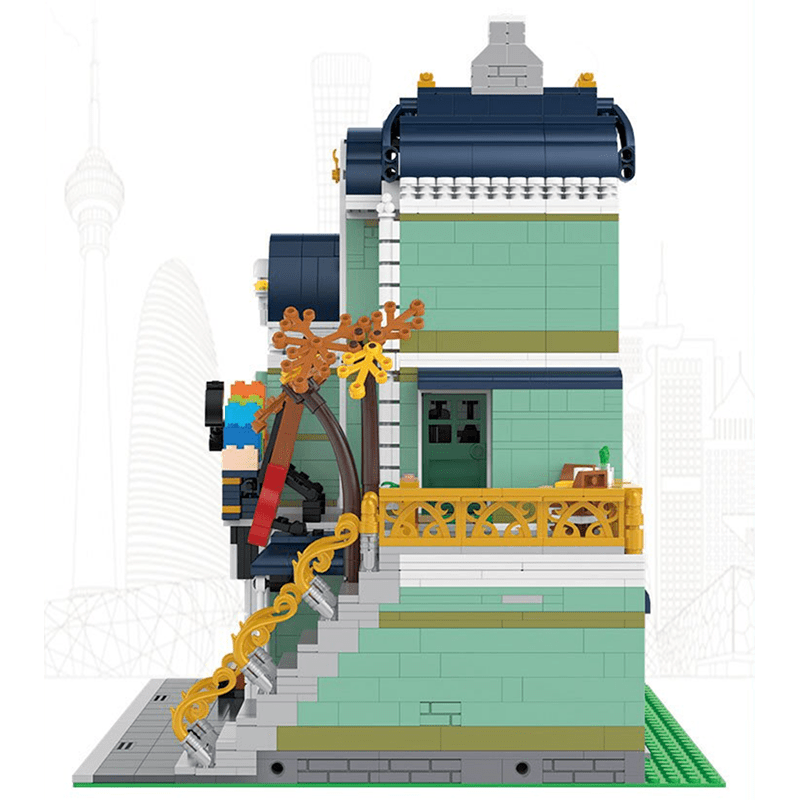 Brick MOC Music Store | 3004pcs - Brick Car Merchant