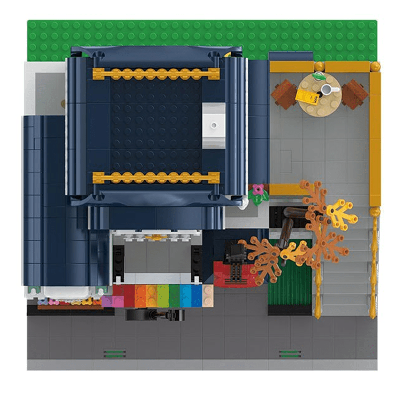 Brick MOC Music Store | 3004pcs - Brick Car Merchant
