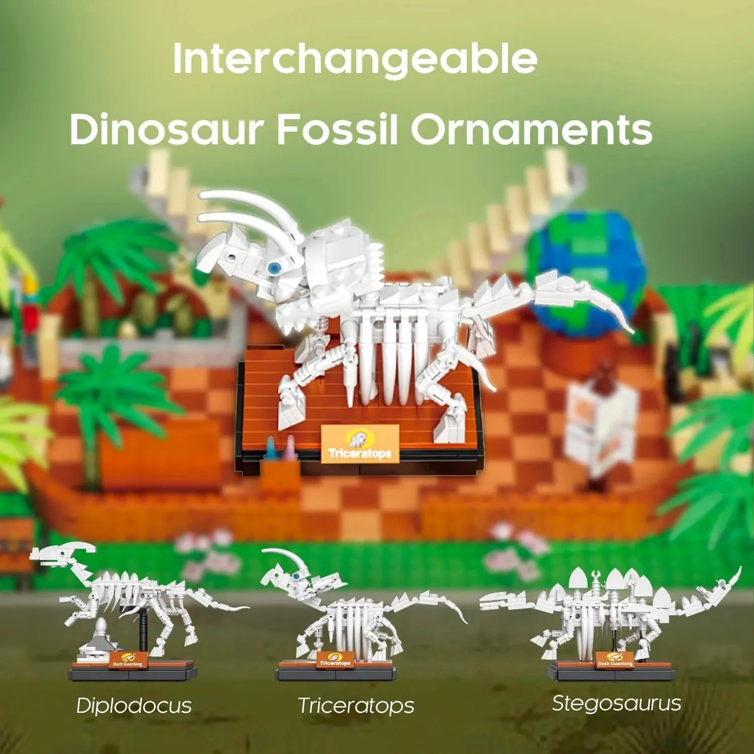 Brick MOC Natural History Dino Museum | 2788pcs - Brick Car Merchant