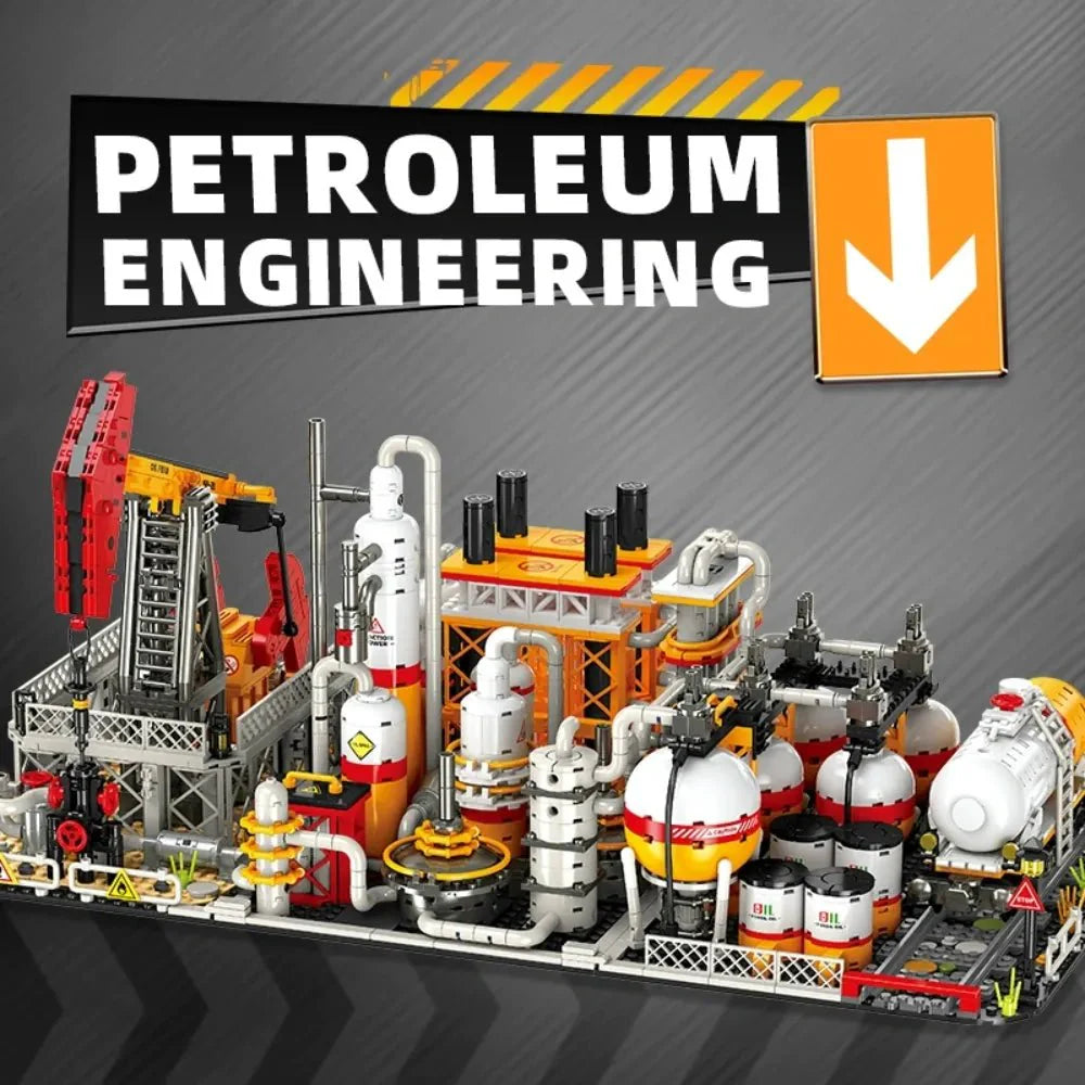 Brick MOC Offshore Oil Platform | 666pcs - Brick Car Merchant