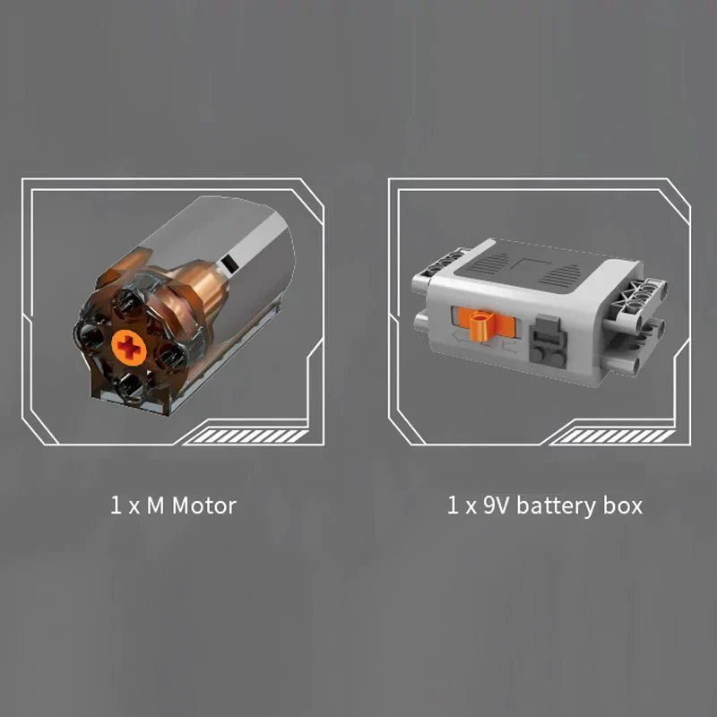 LEGO MOC PAG Supercar V12 Engine Technic | 761pcs - Brick Car Merchant