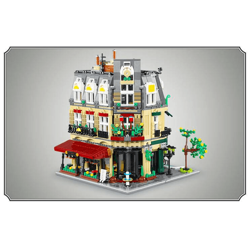 Brick MOC Parisian Street Architecture | 3229pcs - Brick Car Merchant
