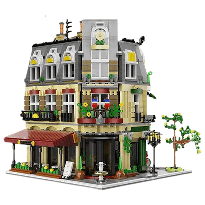 Brick MOC Parisian Street Architecture | 3229pcs - Brick Car Merchant