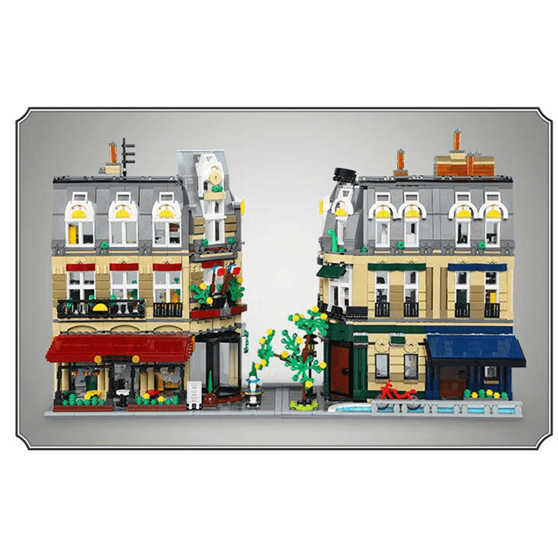 Brick MOC Parisian Street Architecture | 3229pcs - Brick Car Merchant