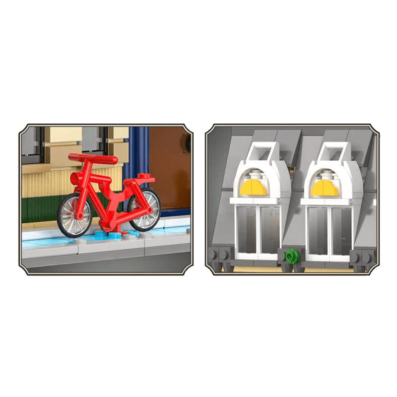 Brick MOC Parisian Street Architecture | 3229pcs - Brick Car Merchant