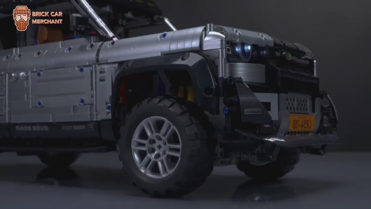 LEGO MOC Car Land Rover Build Video