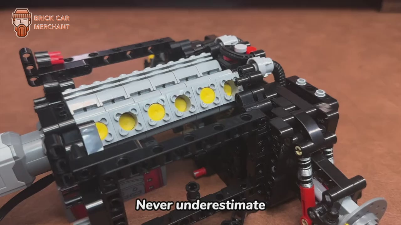 LEGO MOC Car LaFerrari C6 Build Video