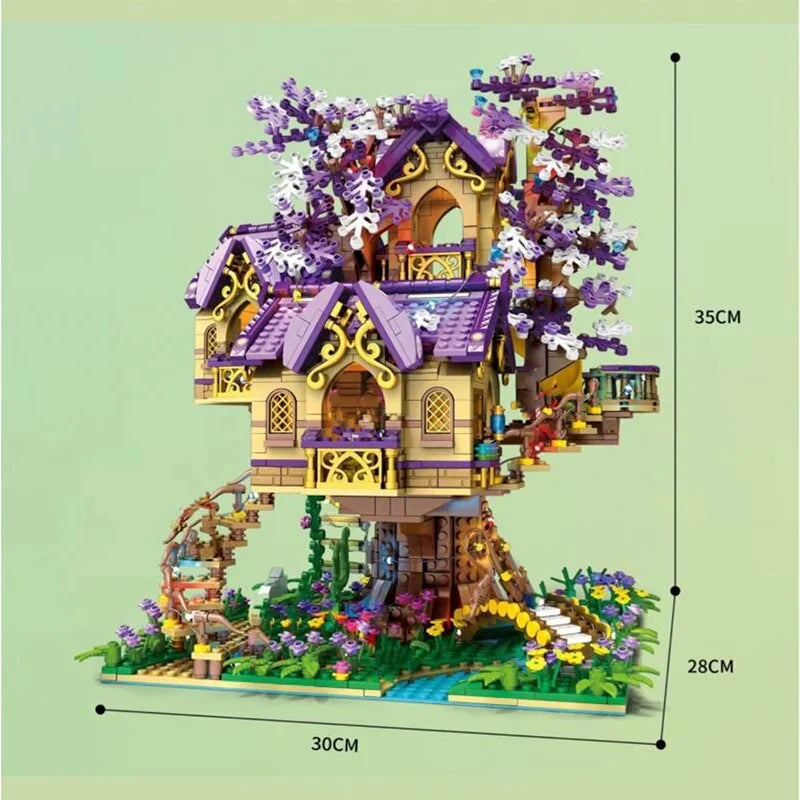 Brick MOC Tree House | 2241pcs - Brick Car Merchant