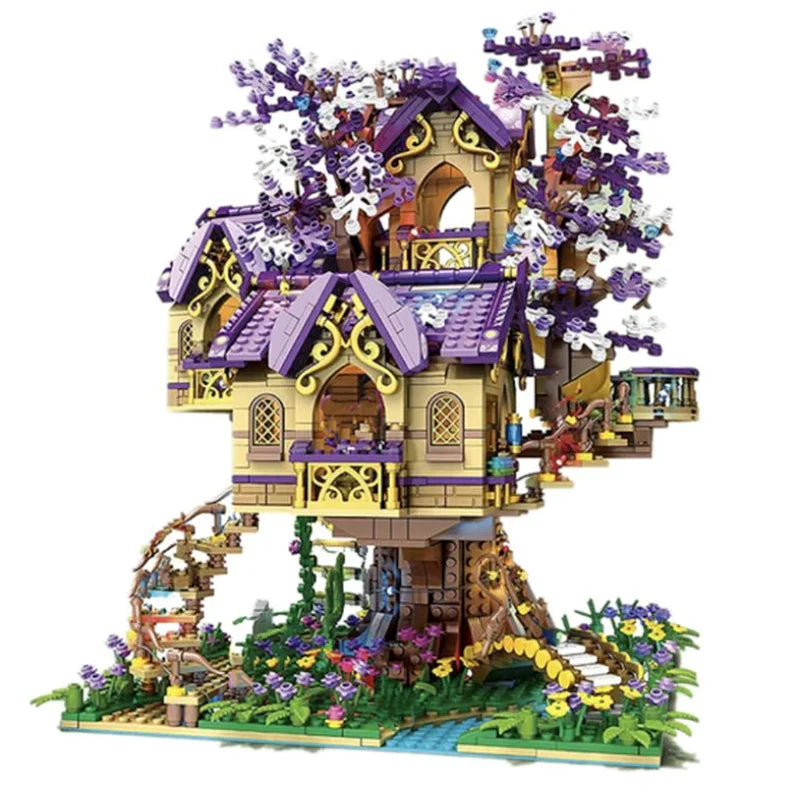 LEGO MOC Tree House | 2241pcs - Brick Car Merchant