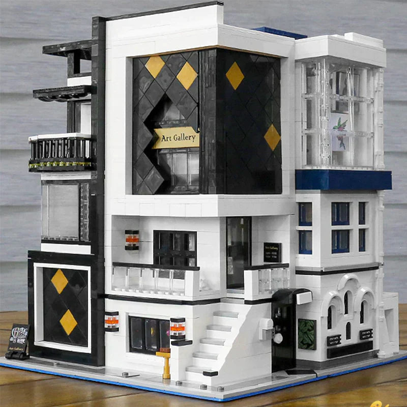 Brick MOC Panoramic Art Gallery | 3535pcs - Brick Car Merchant