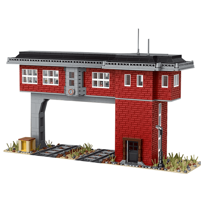 Brick MOC Railway Signal Station | 1808pcs - Brick Car Merchant