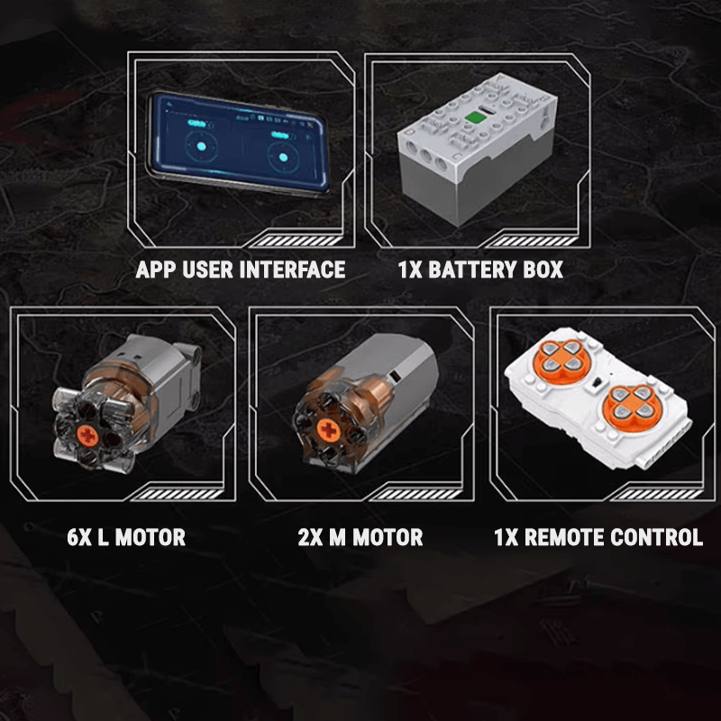 LEGO MOC RC 4x4 Military Hauler | 4732pcs - Brick Car Merchant