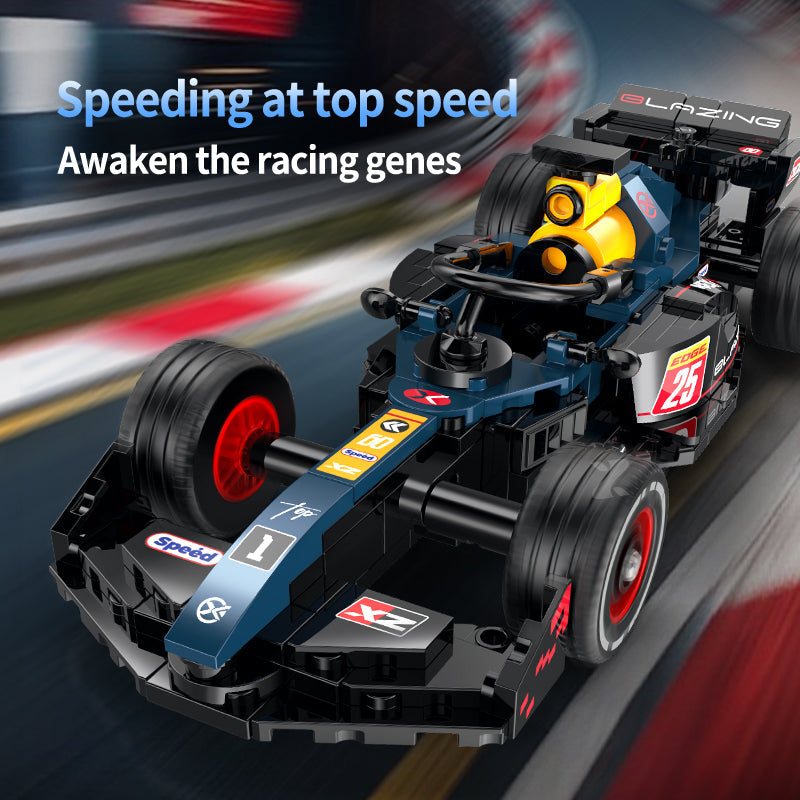 Brick MOC Red Bull F1 Pole 1 Edition | 391 pieces - Brick Car Merchant