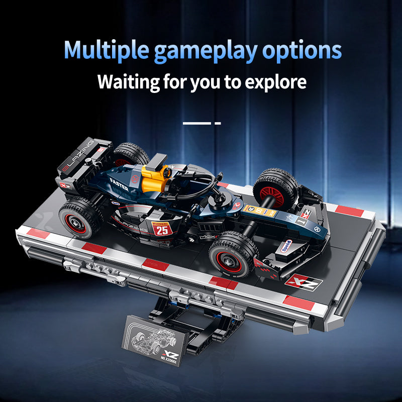 Brick MOC Red Bull F1 Pole 1 Edition | 391 pieces - Brick Car Merchant
