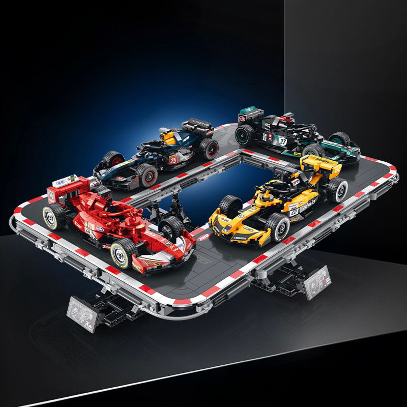 Brick MOC Red Bull F1 Pole 1 Edition | 391 pieces - Brick Car Merchant