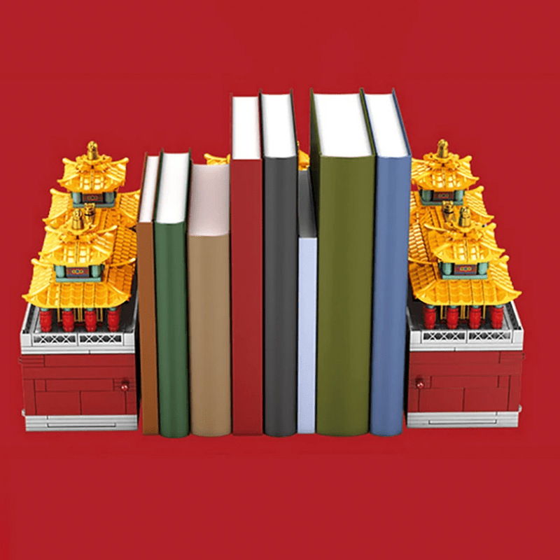 Brick MOC Red Dragon Palace | 1904pcs - Brick Car Merchant