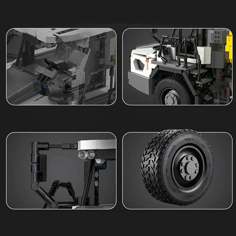 LEGO MOC RC Articulated Dump Truck | 3067pcs - Brick Car Merchant