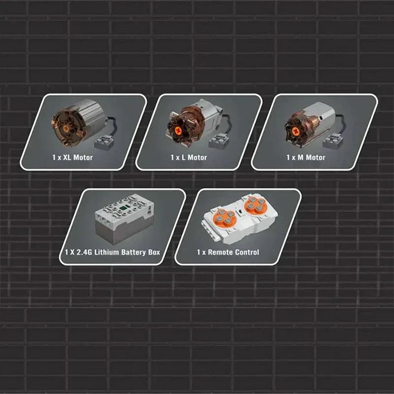 LEGO MOC RC Articulated Dump Truck | 1888pcs - Brick Car Merchant