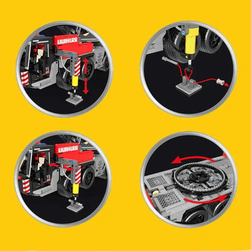 LEGO MOC RC Mobile Crane | 4885pcs - Brick Car Merchant