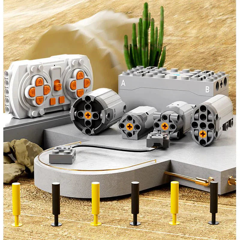 LEGO MOC RC Industrial Forklift | 2027pcs - Brick Car Merchant