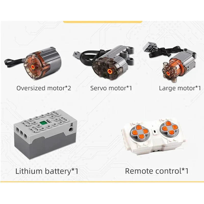 LEGO MOC RC Mining Dump Truck | 2010pcs - Brick Car Merchant