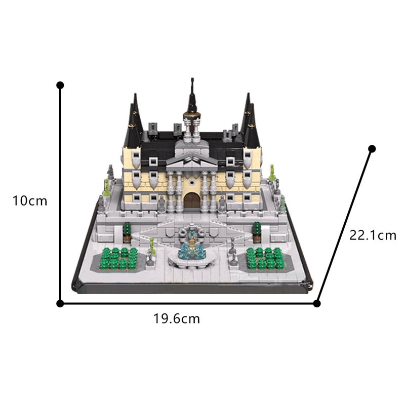Brick MOC Renaissance Palace | 1705pcs - Brick Car Merchant