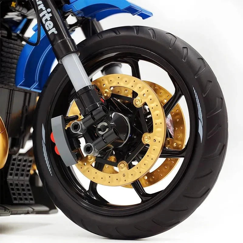 LEGO MOC Retro Cafe Racer 1000 | 1591pcs - Brick Car Merchant