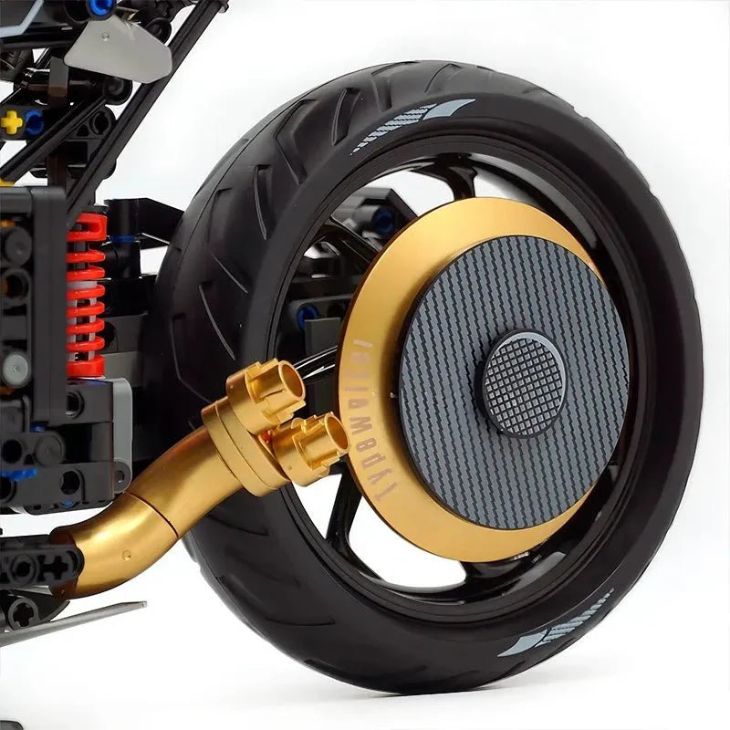 LEGO MOC Retro Cafe Racer 1000 | 1591pcs - Brick Car Merchant