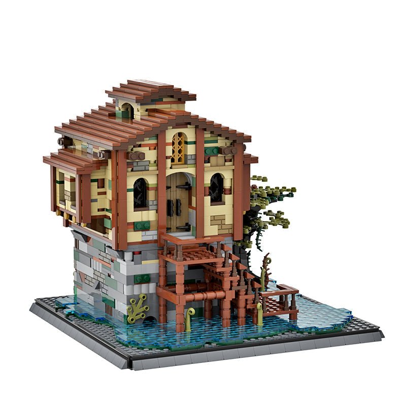 Brick MOC Swamp Hideout | 2582pcs - Brick Car Merchant