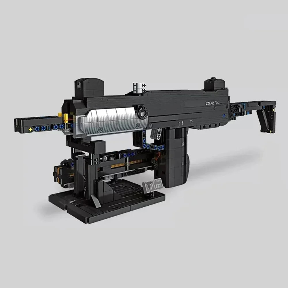 Brick MOC Tech UZI Sub Machine | 972pcs - Brick Car Merchant