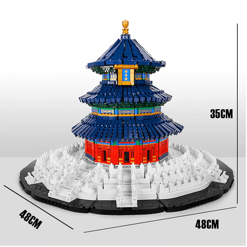 Brick MOC Temple Of Heaven | 5532pcs - Brick Car Merchant