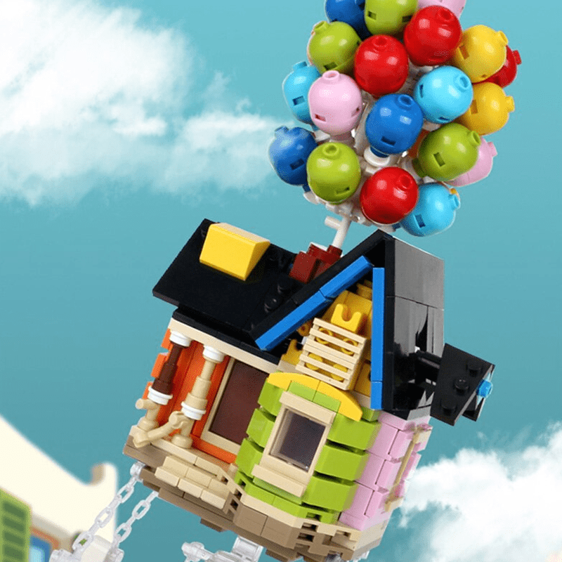 Brick MOC The "Balloon House" | 554pcs - Brick Car Merchant