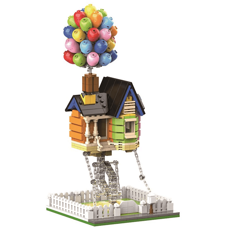 Brick MOC The "Balloon House" | 554pcs - Brick Car Merchant