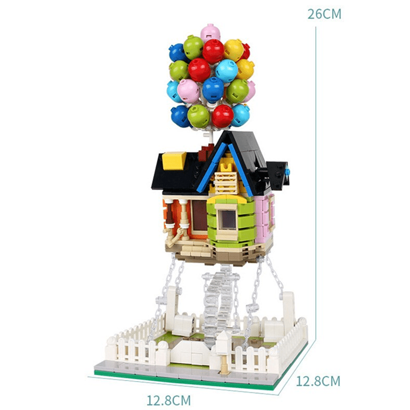 Brick MOC The "Balloon House" | 554pcs - Brick Car Merchant
