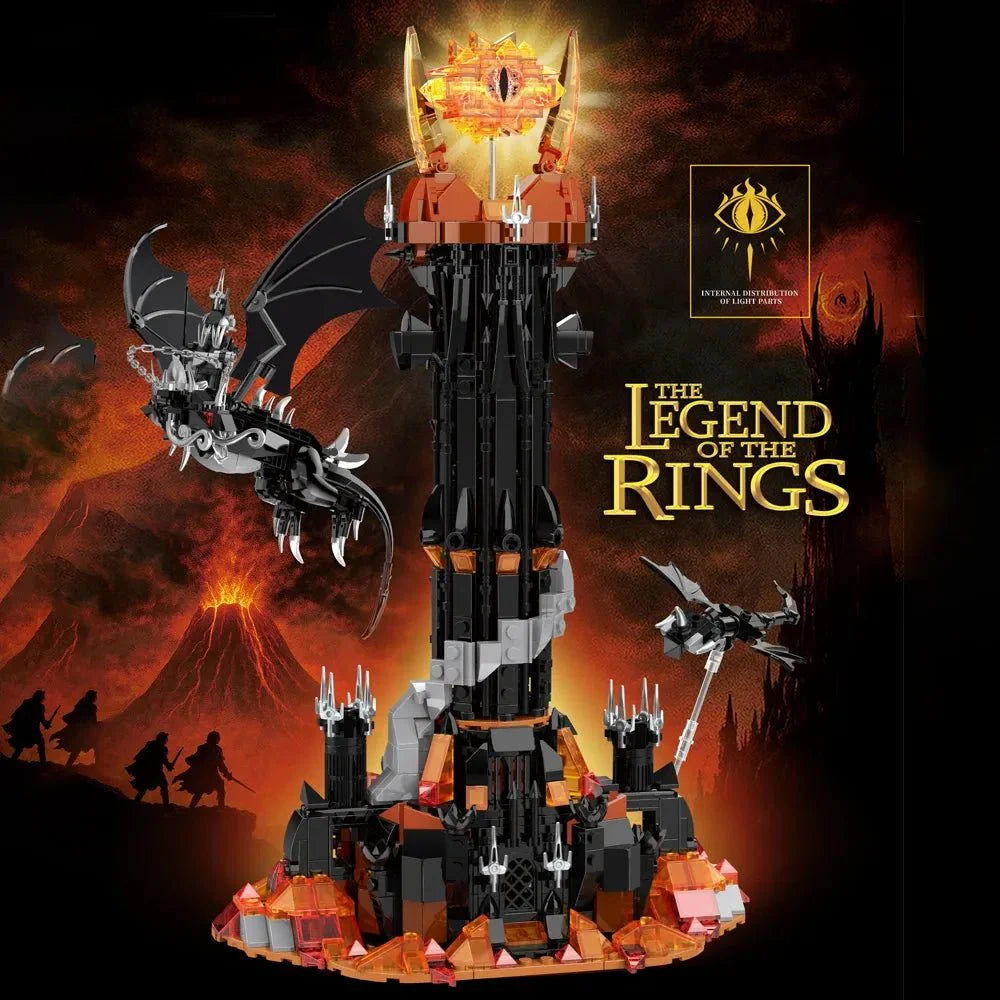 Brick MOC The Dark Tower The Lord of the Rings | 1163pcs - Brick Car Merchant