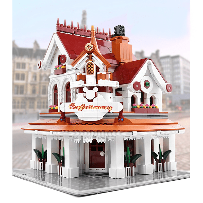 Brick MOC The Sweet Shop | 2615pcs - Brick Car Merchant