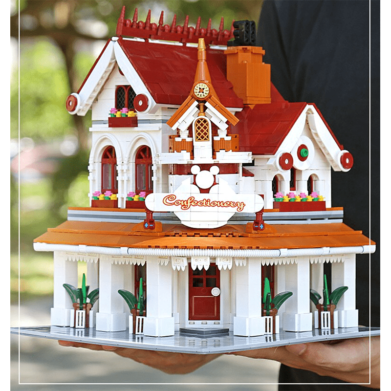 Brick MOC The Sweet Shop | 2615pcs - Brick Car Merchant