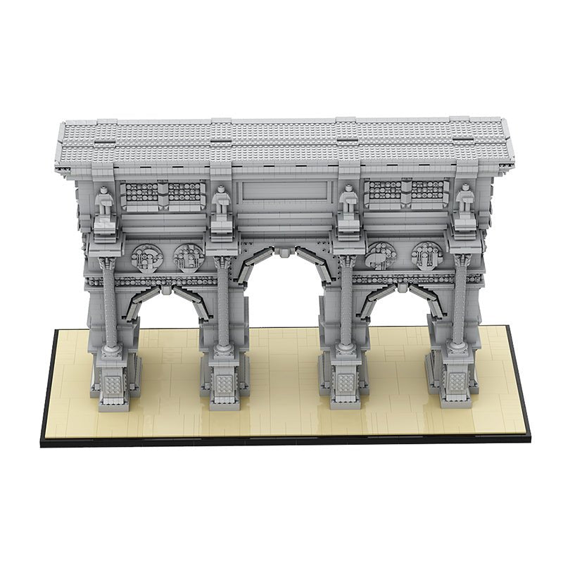 Brick MOC The Ultimate Arc de Triomphe du Carrousel | 7627pcs - Brick Car Merchant