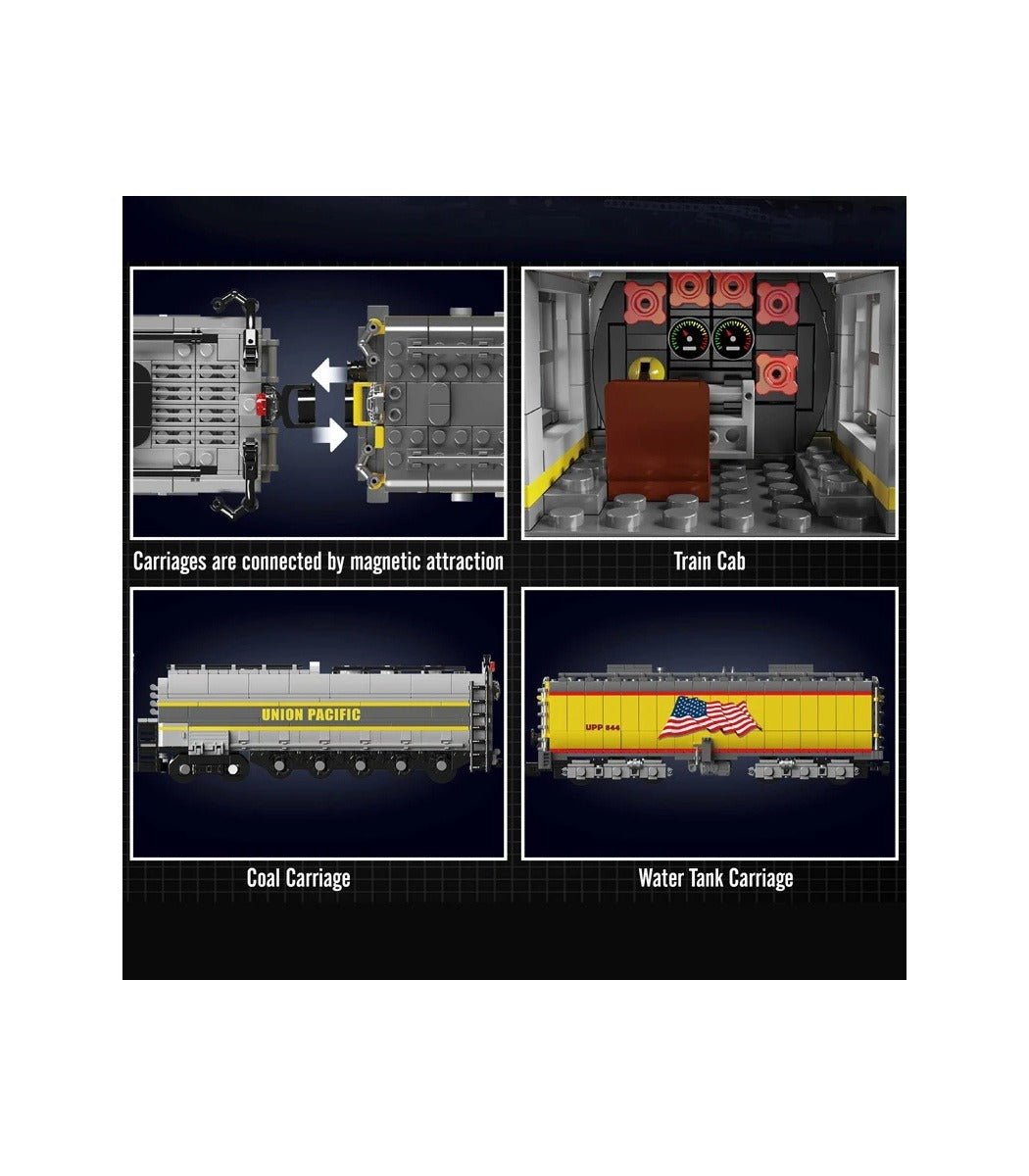 LEGO MOC Union Pacific 844 Locomotive | 3358pcs - Brick Car Merchant