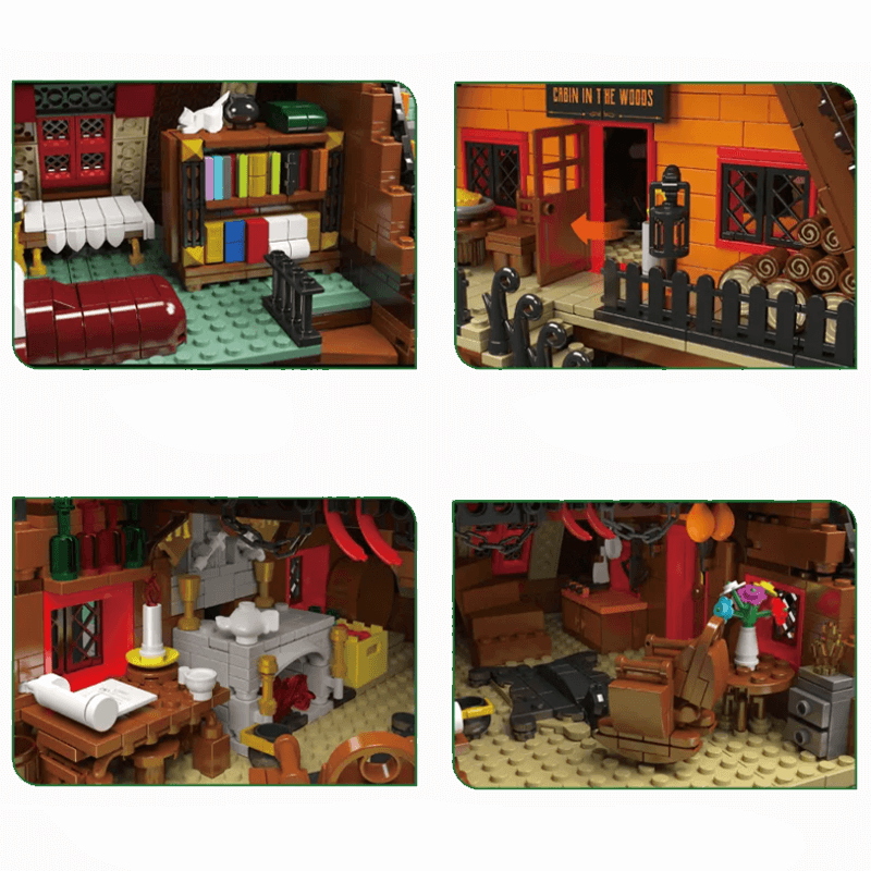 Brick MOC Wooden Cabin In The Woods | 3397pcs - Brick Car Merchant
