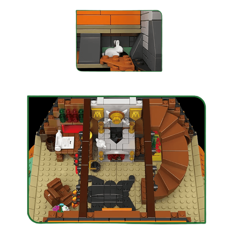 Brick MOC Wooden Cabin In The Woods | 3397pcs - Brick Car Merchant