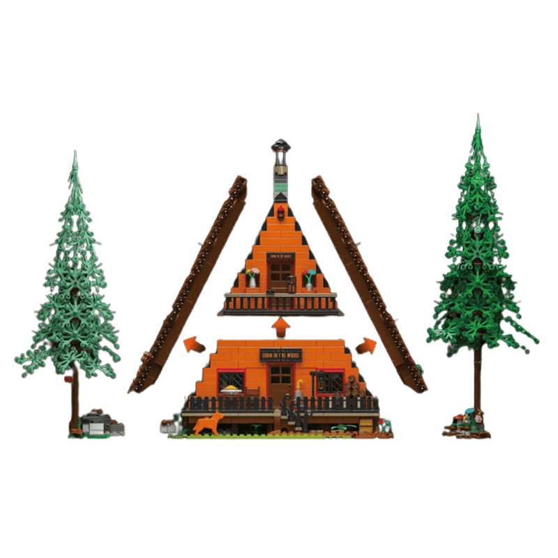 Brick MOC Wooden Cabin In The Woods | 3397pcs - Brick Car Merchant